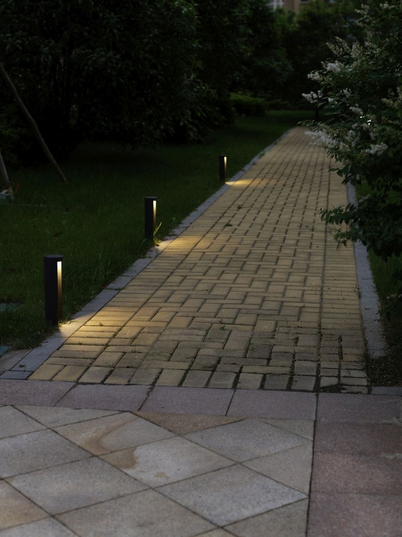 Lucide COMBO - Stĺpové svietidlo Vonkajšie - Ø 9 cm - LED - 1x9W 3000K - IP54 - Čierna